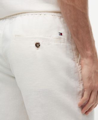 Men's Dover 8" Linen-Blend Shorts