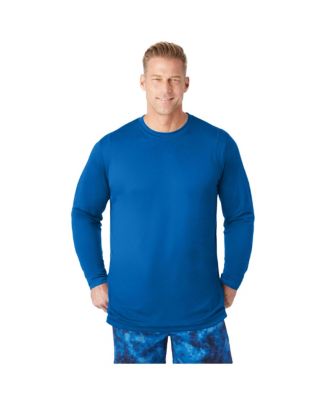 Big & Tall Long Sleeve Swim Top