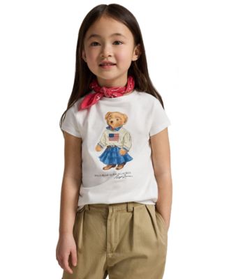 Girls' 2T-6X Polo Bear Printed Short-Sleeve T-Shirt