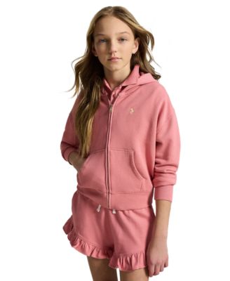 Girls' 7-16 Full-Zip Long-Sleeve Hoodie