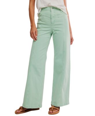 Women's Libre Front-Seam Wide-Leg Jeans