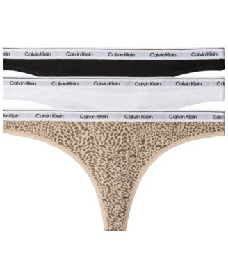 Women's Modern Logo 3-Pack Thong Underwear QD5209
