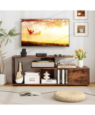 60 in Entertainment Center TV Stand with Built In Power Outlet