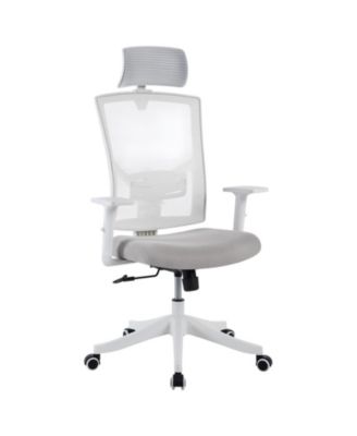 350 lb Heavy Duty Ergonomic Office Chair with Adjustable Headrest, Lumbar Support, and Flip-Up Arms