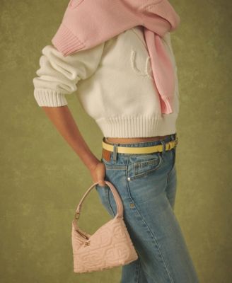 Ethyl Top Zip Demi Small Shoulder Bag