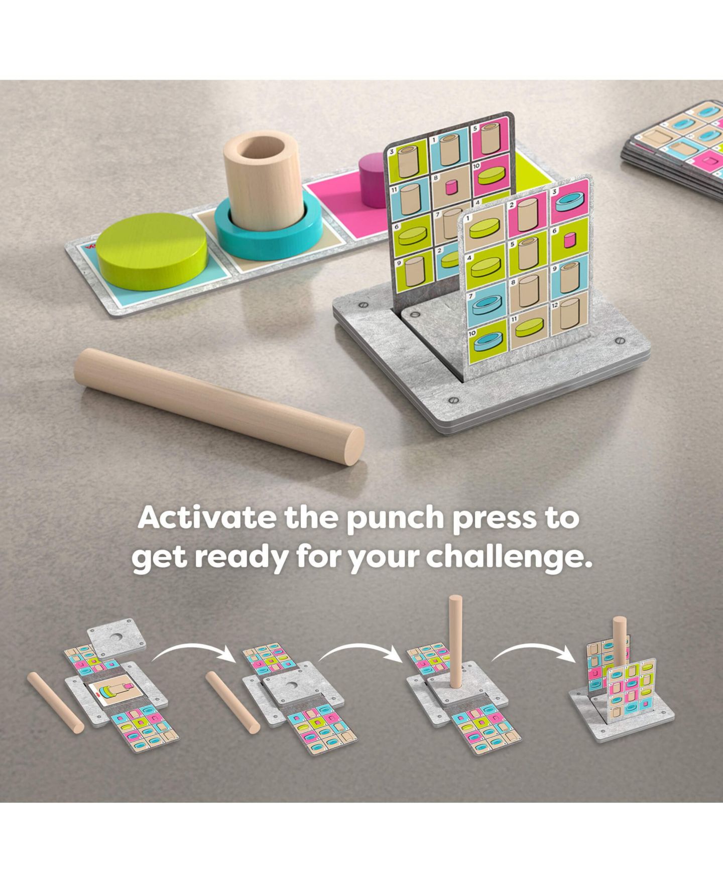 Детская настольная игра Haba Fast Factory Sequence Family Strategy Board Game, Ages 8+, цвет: Серый — фото 3
