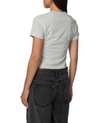 Women's Halftone Baby T-Shirt