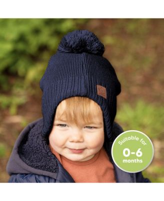 Muff Baby Beanie, Baby Hat for Baby Boys, Girls, Winter Hats for Kids, Newborn, Infant, Toddler 0-36 months