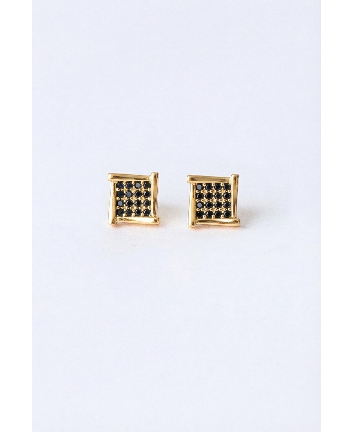 Classicharms Atlas Crystal Square Stud Earrings