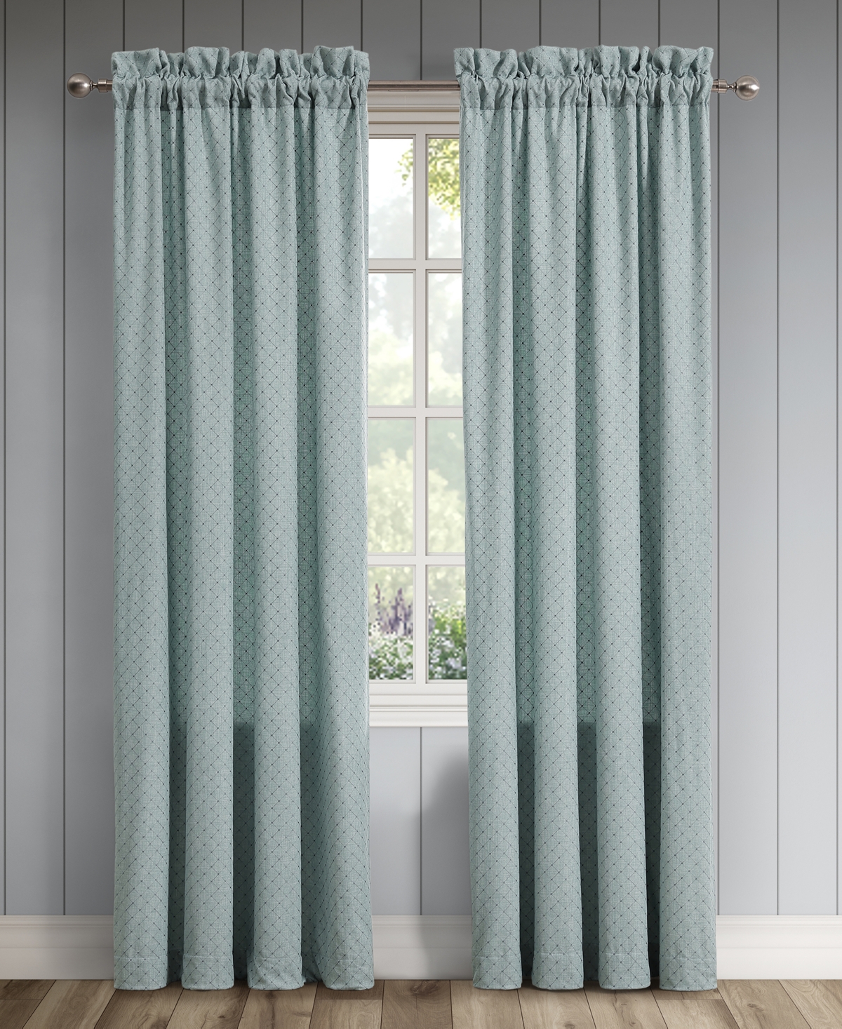 J Queen New York Blossom View Window Panel Pair