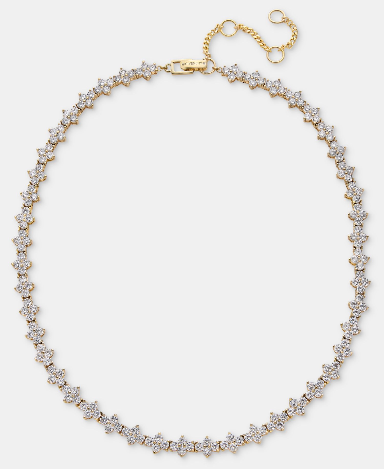Cubic Zirconia Tennis Collar Necklace