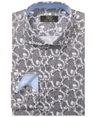 Ted Baker Men's Patterned Slim Fit Dress Shirt
