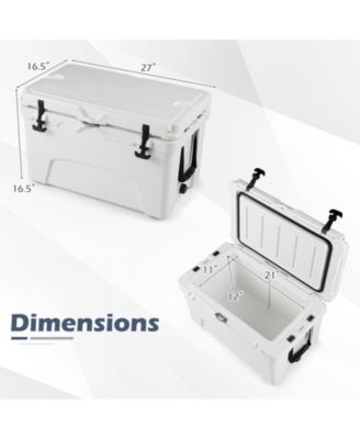 45 Quart Portable Hard Cooler with Long Lasting Insulation