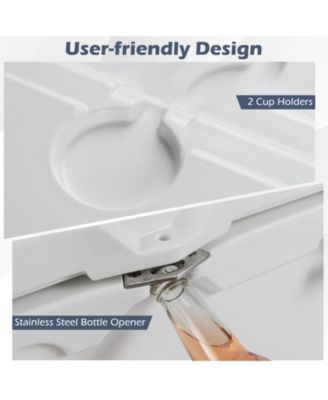 45 Quart Portable Hard Cooler with Long Lasting Insulation