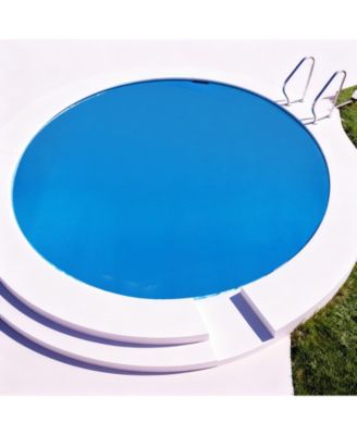 8 ft Round Solar Pool Cover 12 Mil for In Ground Pools