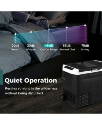 12V Portable Car Refrigerator 42 Quart with Touch Panel