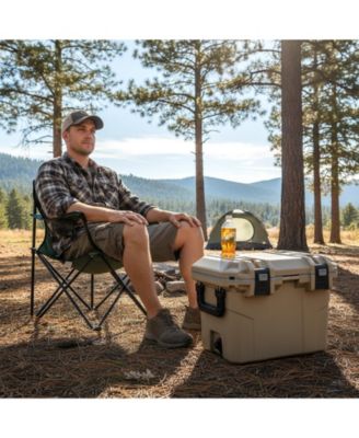 Ultra Light Hard Cooler 53 Quart Injection Molded Ice Chest