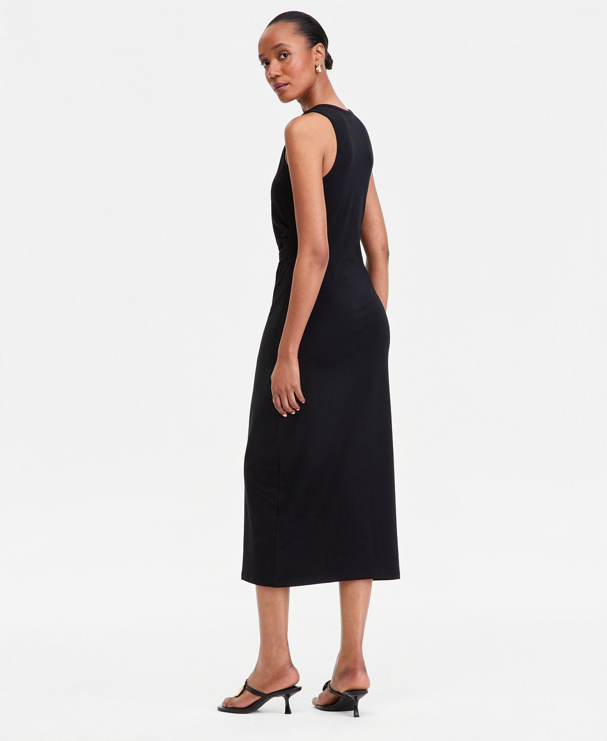 I.N.C. International Concepts Women's Hardware-Strap Knit Midi Dress, Macy's Exclusive view 2 — MAYCSS fashion products