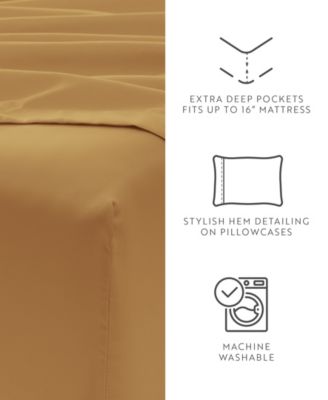 Style Simplified 3-Pc. Sheet Set, Twin XL