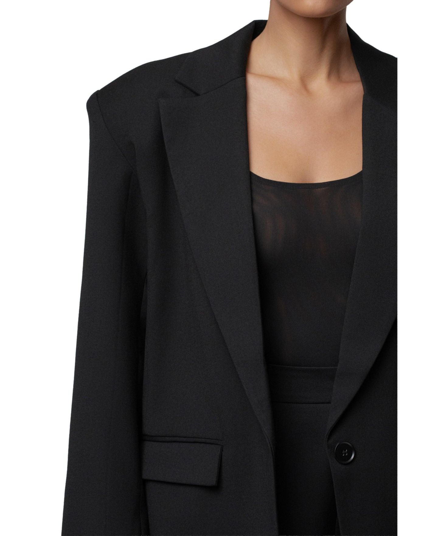 Женский пиджак JLUXLABEL Refined Moments Blazer, цвет: Чёрный — фото 2