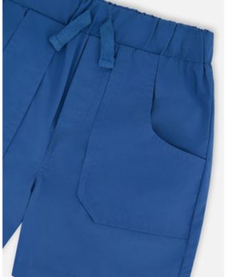 Little Boys Little/Big Parachute Shorts with Patch Pockets