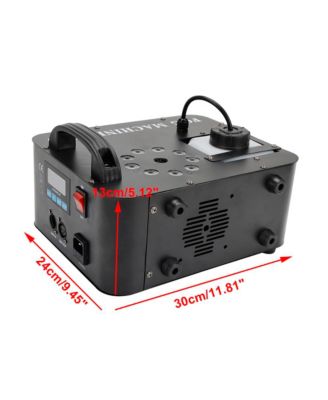 900W Party Fog Machine with RGB Lights and Remote Control  15000 CFM Output
