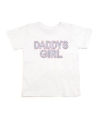Baby Girls Daddy's Patch Short Sleeve T-Shirt