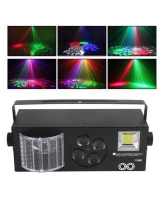 80W RGBW Stage Light with Beam, Pattern, Laser and Strobe