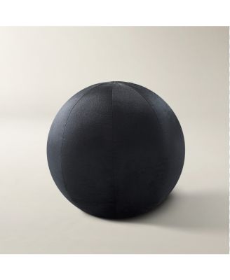 Veda Velvet Ball Pillow 12" - Black