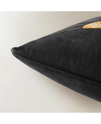 Bella Beaded Butterfly Pillow 20"