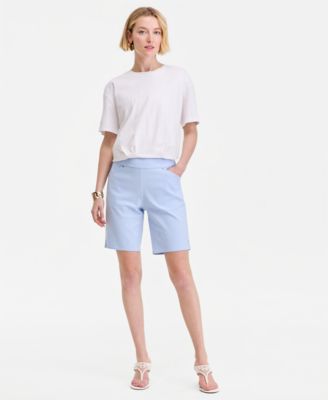Women's Mid-Rise Pull-On Bermuda Shorts