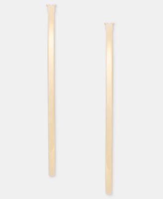 Medium Inner Geometric Hoop Earrings, 1.67" 
