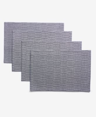 Textured Cotton Placemats, Set of 4