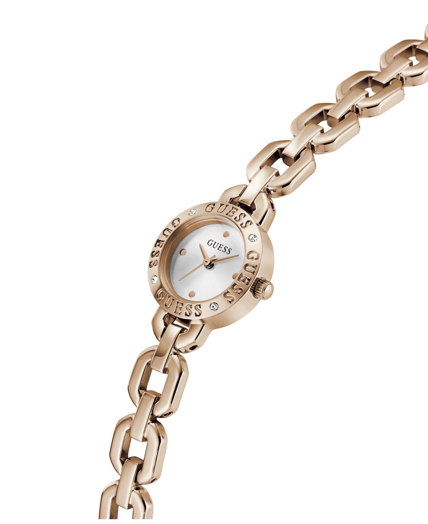 Женские часы GUESS Rose Gold-Tone Stainless Steel Watch, 23mm — фото 4