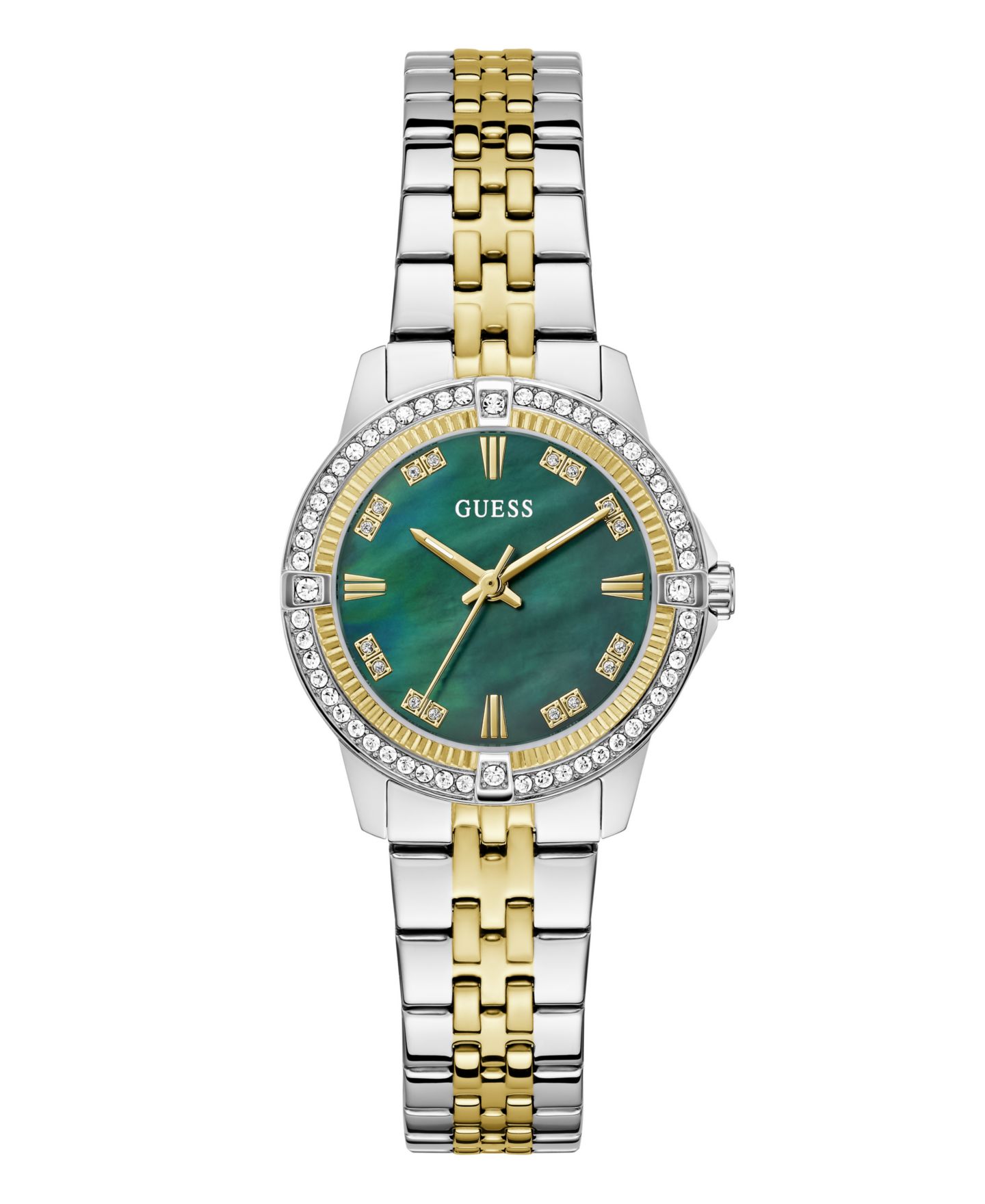 Женские часы GUESS Two-Tone Stainless Steel Watch, 32mm — фото 1