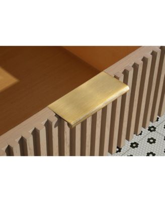 San Diego 55" Freestanding Vanity, Oak Finish