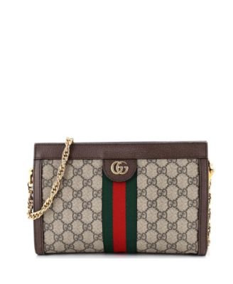 Small Ophidia Chain Shoulder Bag GG Coated Canvas