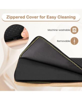 7 FT Folding Balance Beam with Removable Suede Cover and Non-slip Bottom