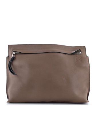 Large T Messenger Leather