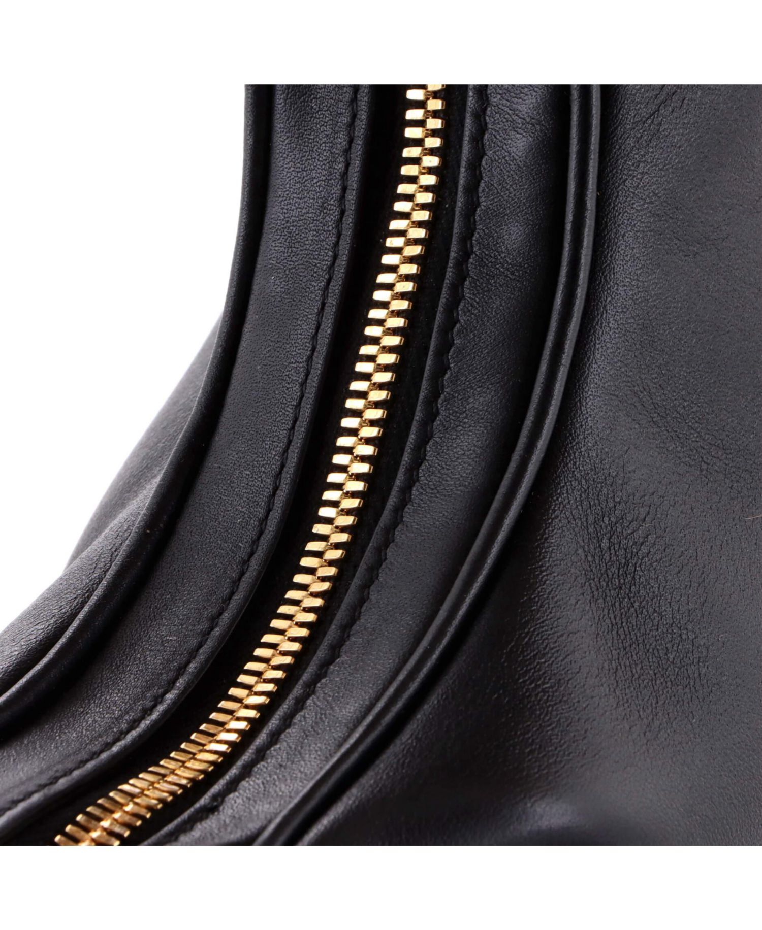 Small Attache Shoulder Bag Leather