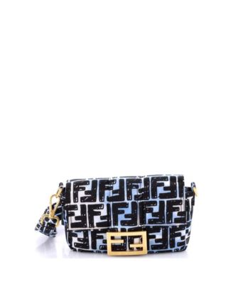 Mini Baguette Convertible Belt Bag Printed Nylon