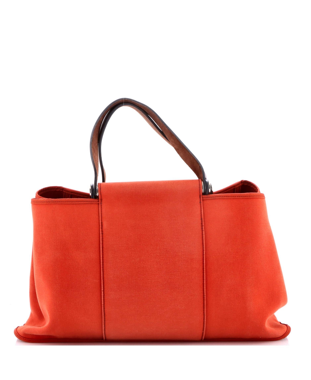 Pre-Owned HERMES 39 Cabag Elan Toile and Leather