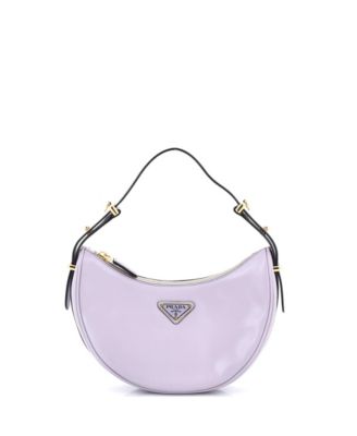 Small Arque Half Moon Hobo Leather