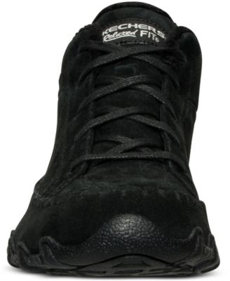 Skechers Shoe WMN 8.5 BLK Totem Pole Ankle Moccasin SUEDE Boots | Memory Foam | Skechers Fit Bikers Totem Pole Women main image 4