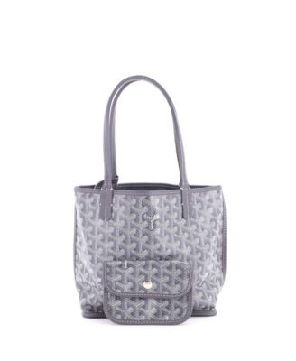 Mini Anjou Reversible Tote Coated Canvas