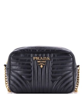 Small Camera Bag Diagramme Quilted Leather