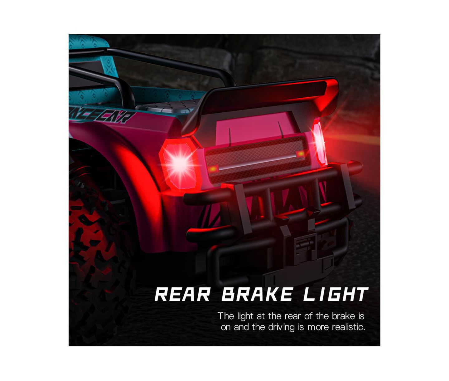 Детская игрушка Bruce & Shark 1:20 Scale KF23 Off-Road 2WD Remote Control Truck, цвет: Красный — фото 5
