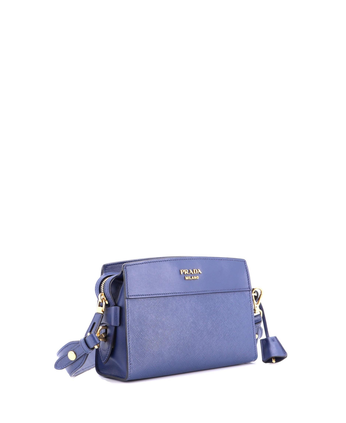 Pre-Owned Prada Small Esplanade Crossbody Bag Saffiano with City Calf