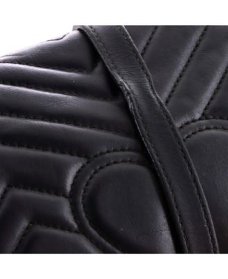 Medium GG Marmont Flap Bag Matelasse Leather