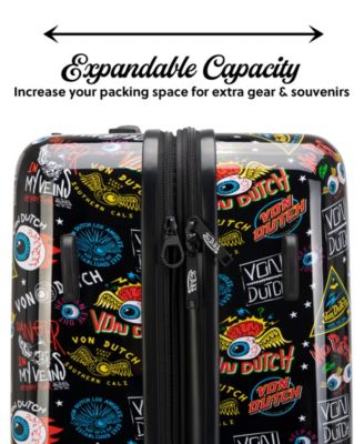 Jax Small Expandable Hardside Carry-On Spinner Suitcase